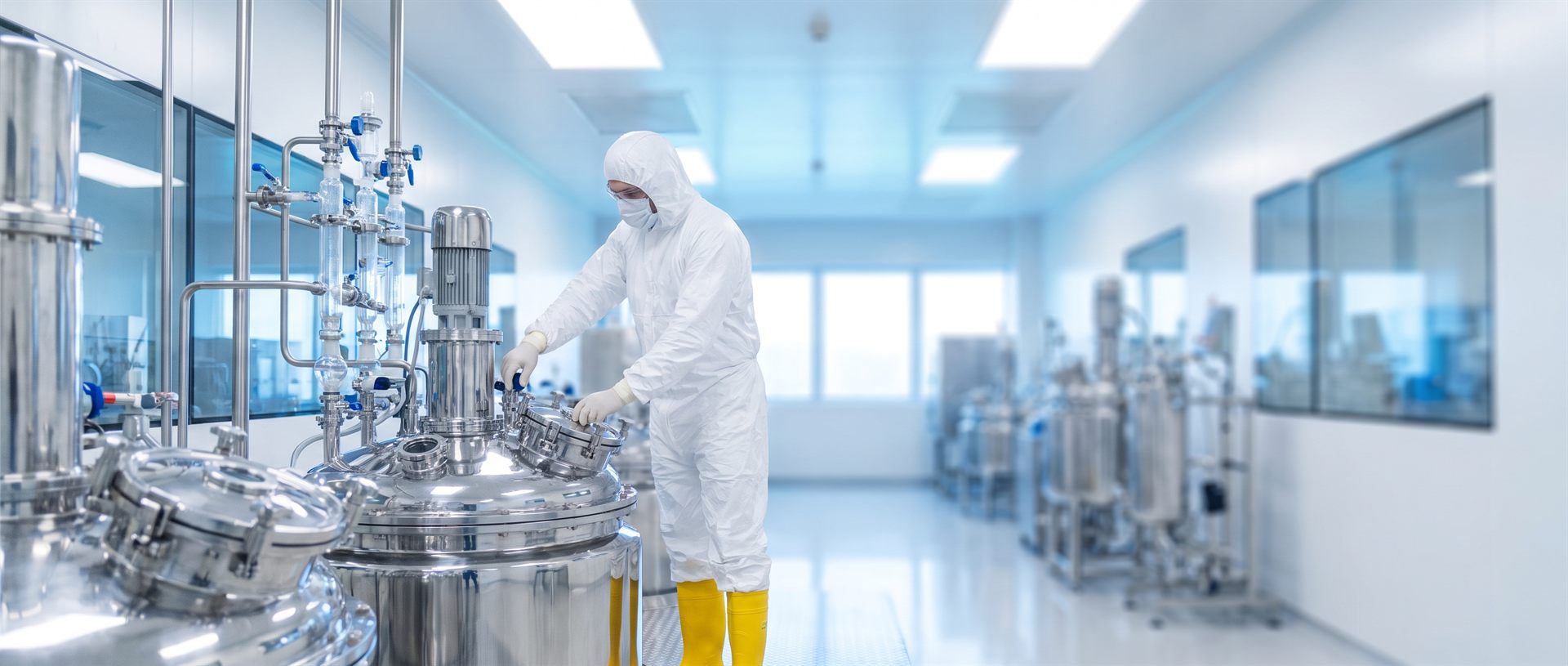 关爱健康生物制药洁净车间